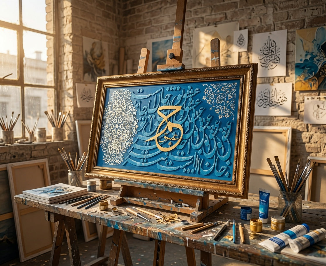 Details - Wall Art (Calligraphy on Acrylic)