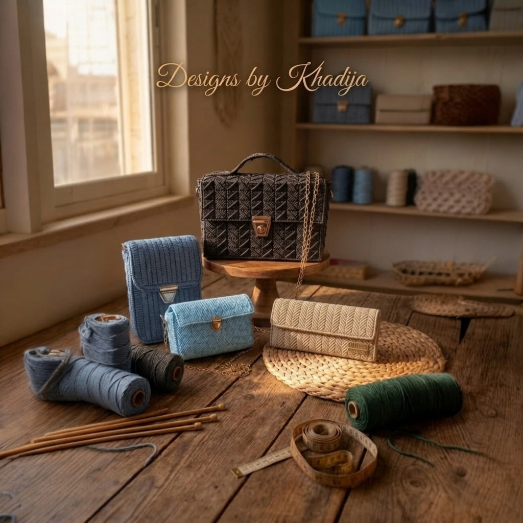Designs by Khadija - Macramé Bags