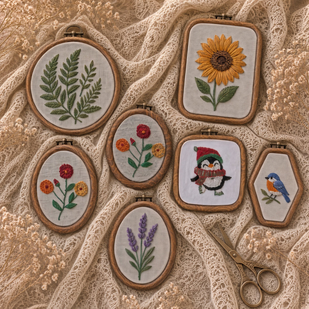Activités Artistiques - Mini Hoops Broderie