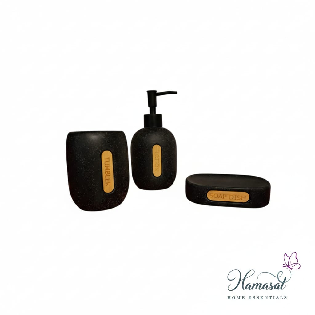 Bathroom Accessory Set – Soap Dish Design (3Pcs)
