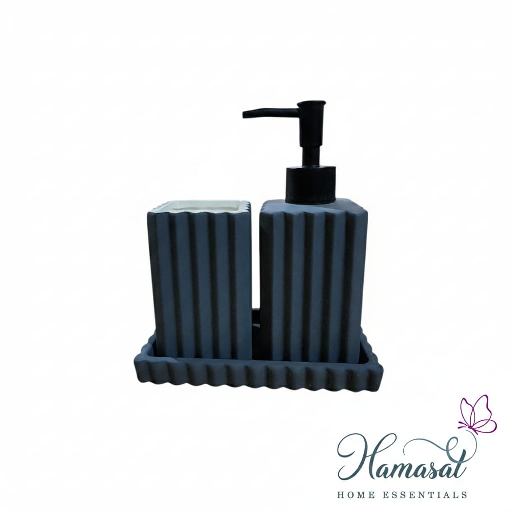 Bathroom Set Accessories – Tray Style (3Pcs)