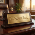 Brass & Wood Desk Plates – by BnG