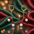 أقراط لؤلؤ الكرز - by Zahraa Fine Jewellery