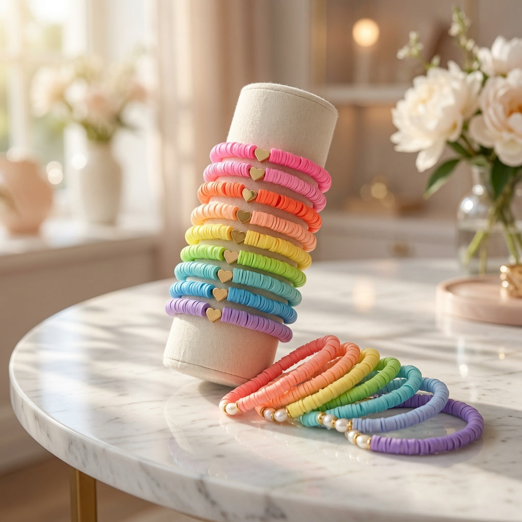 Colorful Beaded Surfer Bracelet - by ٌٌٌRash