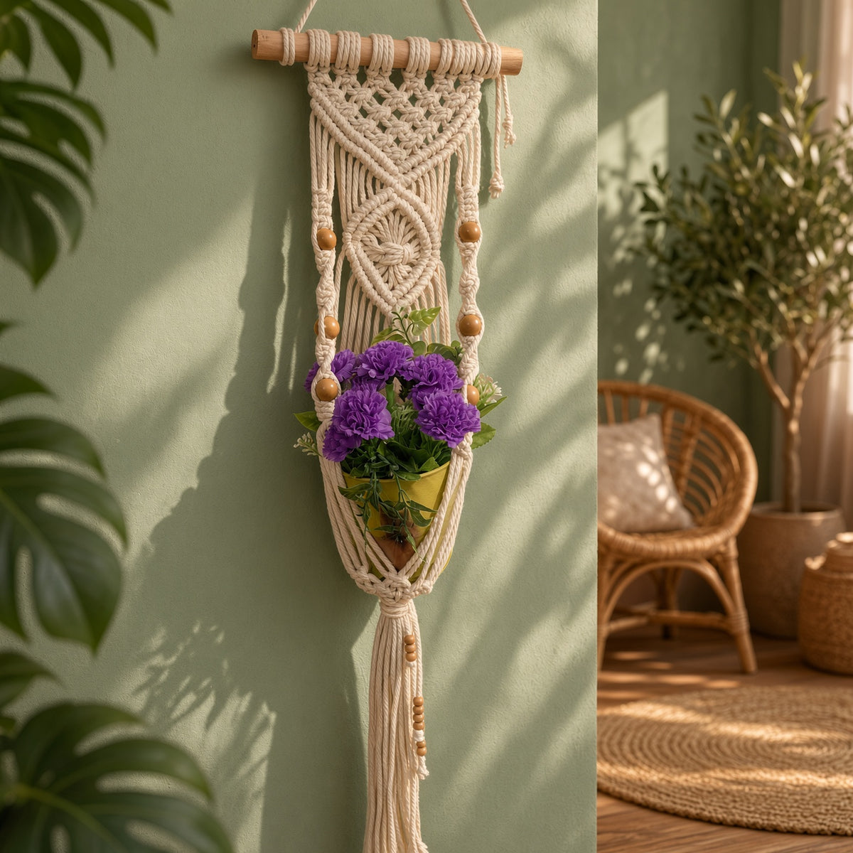 Macramé Plant Hanger - by Art of Thread