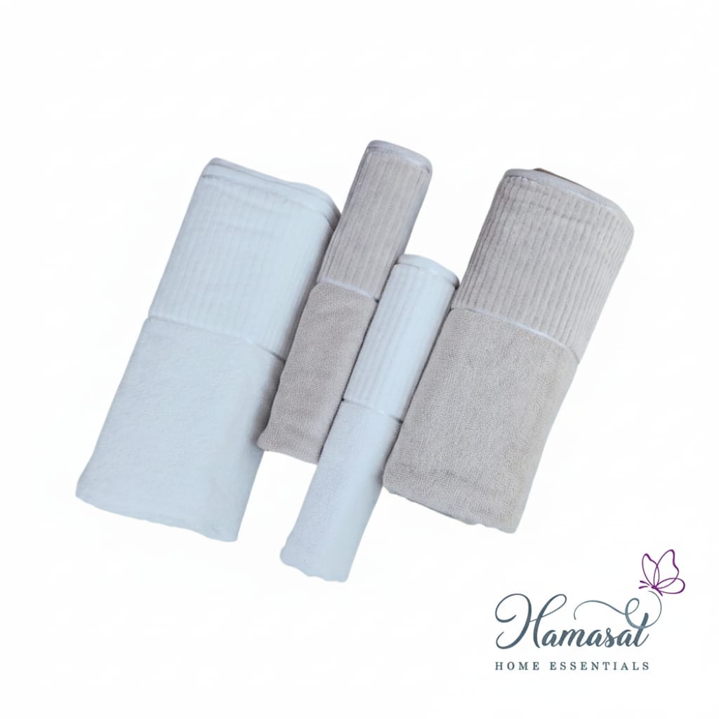 Couples Towel Set (4 or 6Pcs)