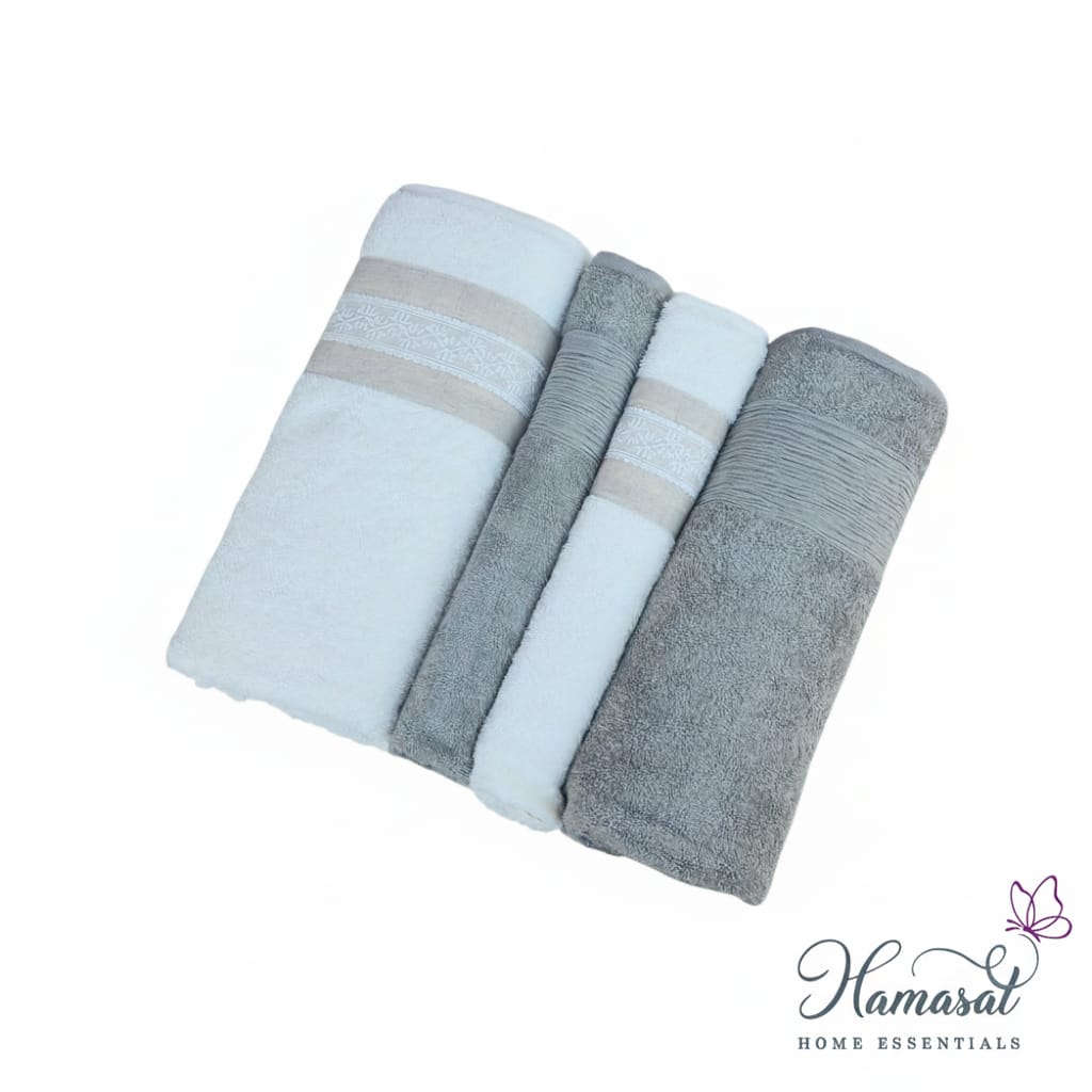 Couples Towel Set (4 or 6Pcs)