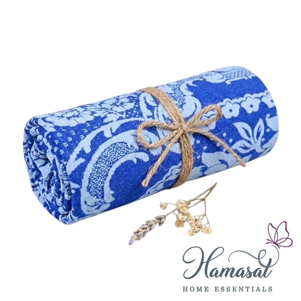 Damask-patterned throw - Double