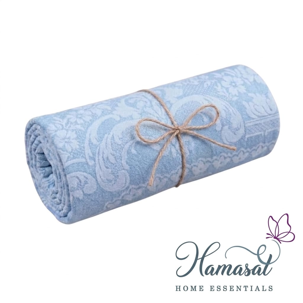 Damask-patterned throw - Double