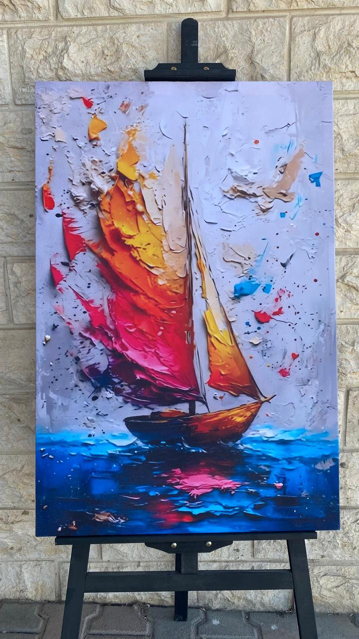 Velvet Wall Art with UV Printing (60 × 90 cm) – by Details