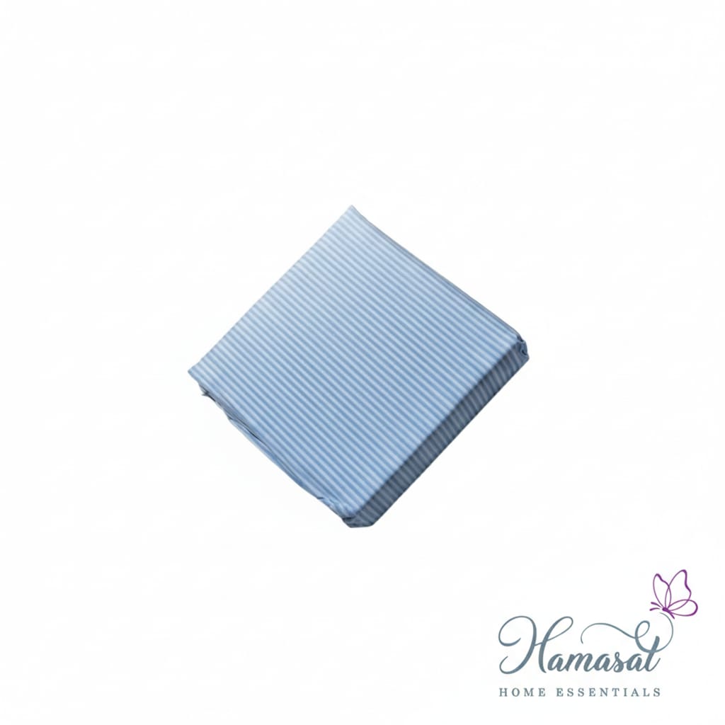 Summer Single  Fitted Sheet – Fine Striped