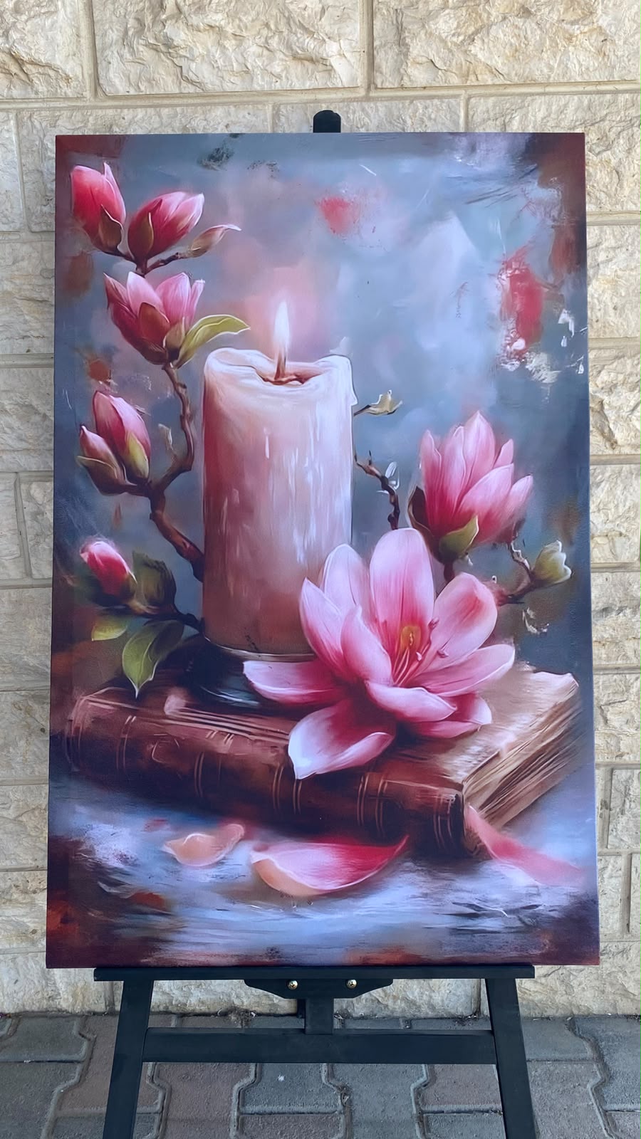 Velvet Wall Art with UV Printing (65× 100 cm) – by Details