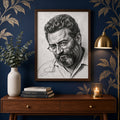 Personalized Charcoal Portrait - by Tattoo Sadek (20x30cm)