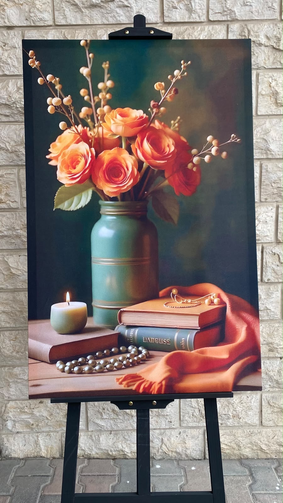 Velvet Wall Art with UV Printing (65× 100 cm) – by Details