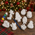 Kids’ Christmas Gypsum Painting Set (10Pcs) - by Cataleya