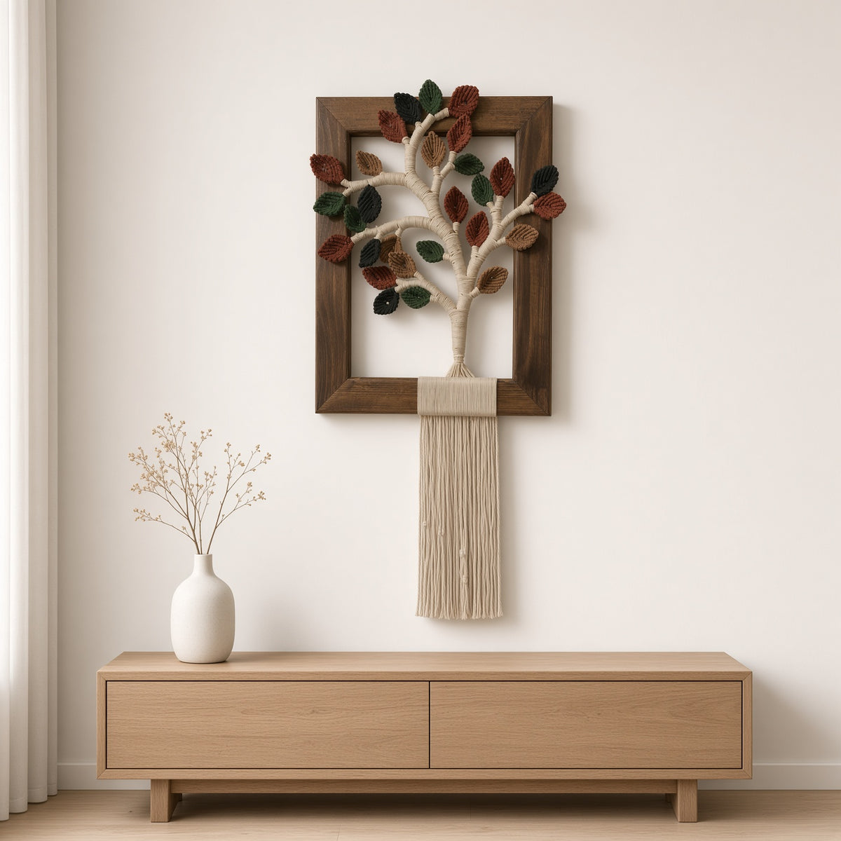 Macramé Framed Wall Art - by Art of Thread