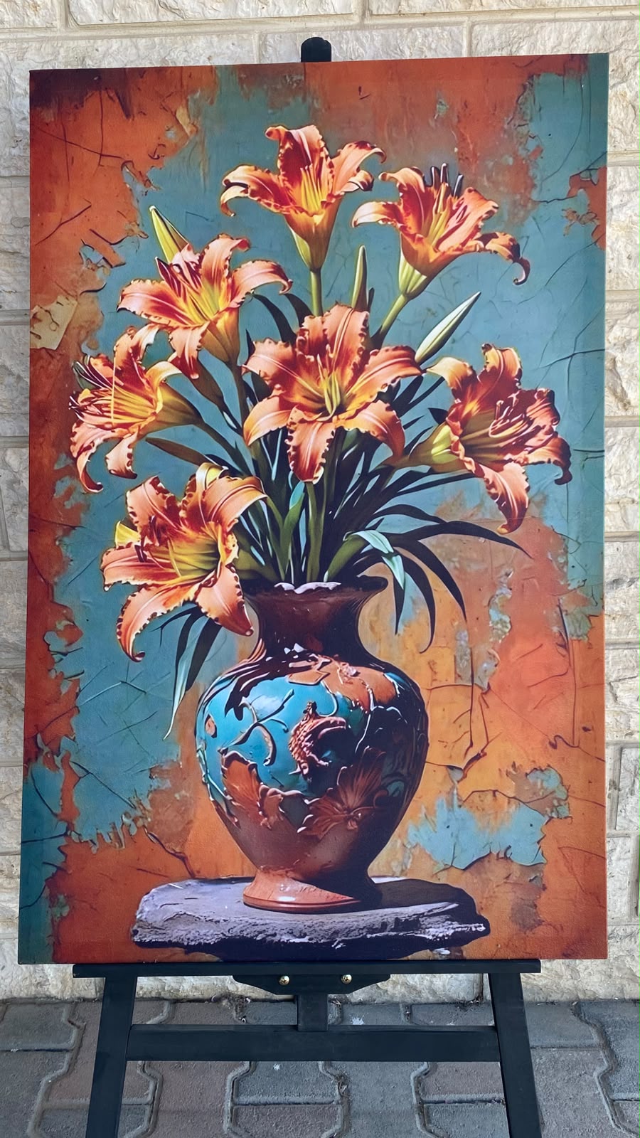 Velvet Wall Art with UV Printing (65× 100 cm) – by Details