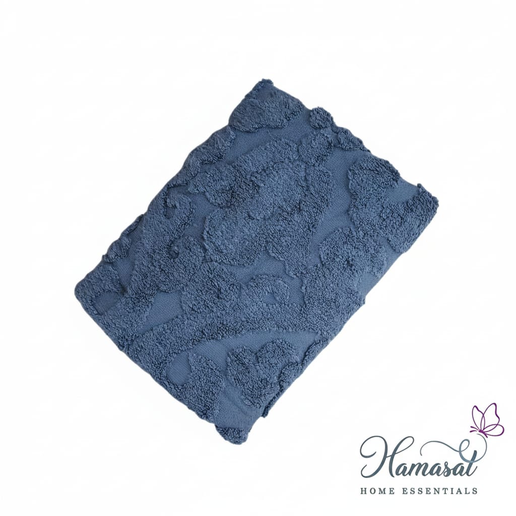 Raised Floral Towel (50x90cm)