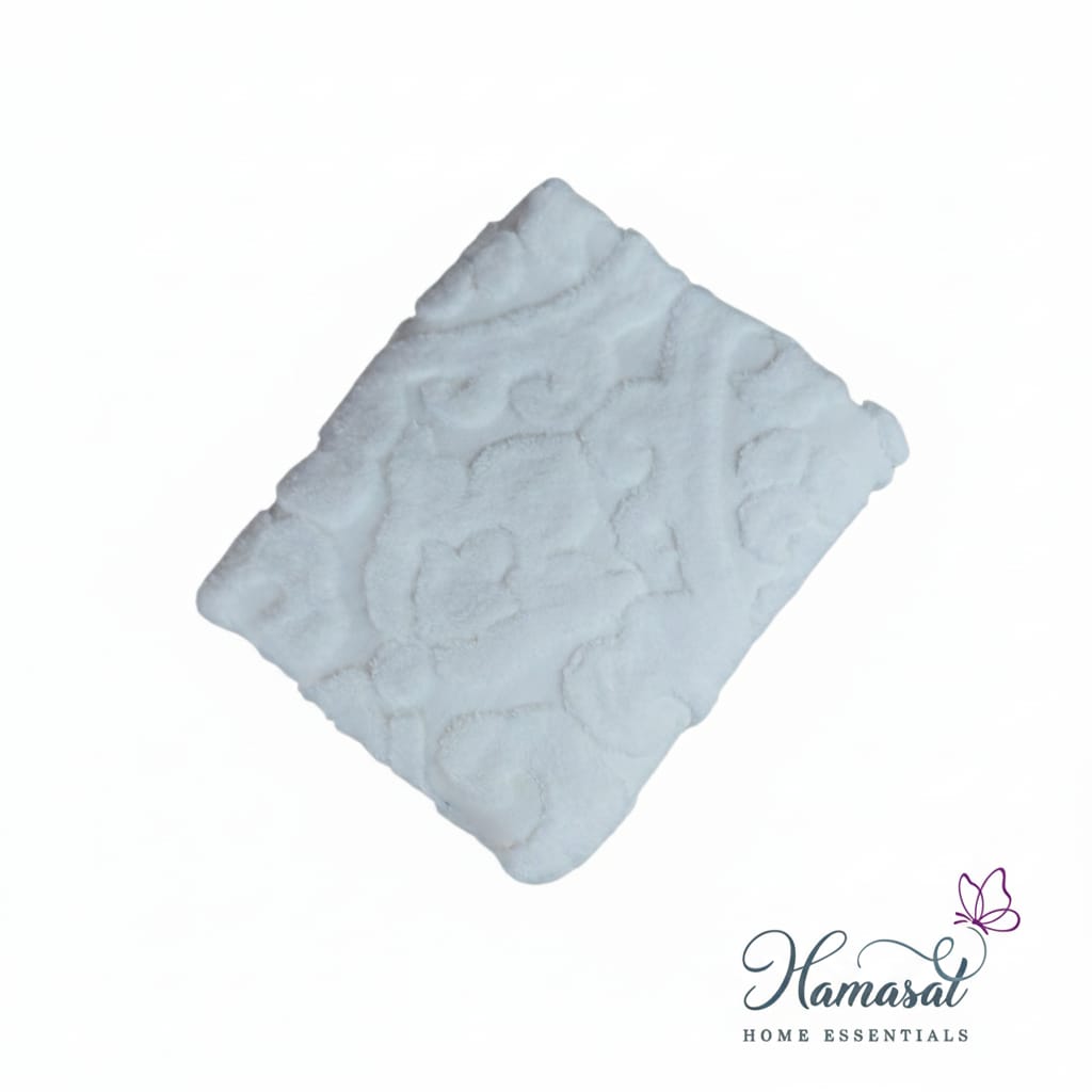 Raised Floral Towel (50x90cm)