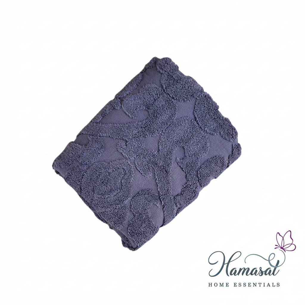 Raised Floral Towel (50x90cm)