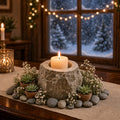 Stone Candle Holder - by Bedrock Atelier