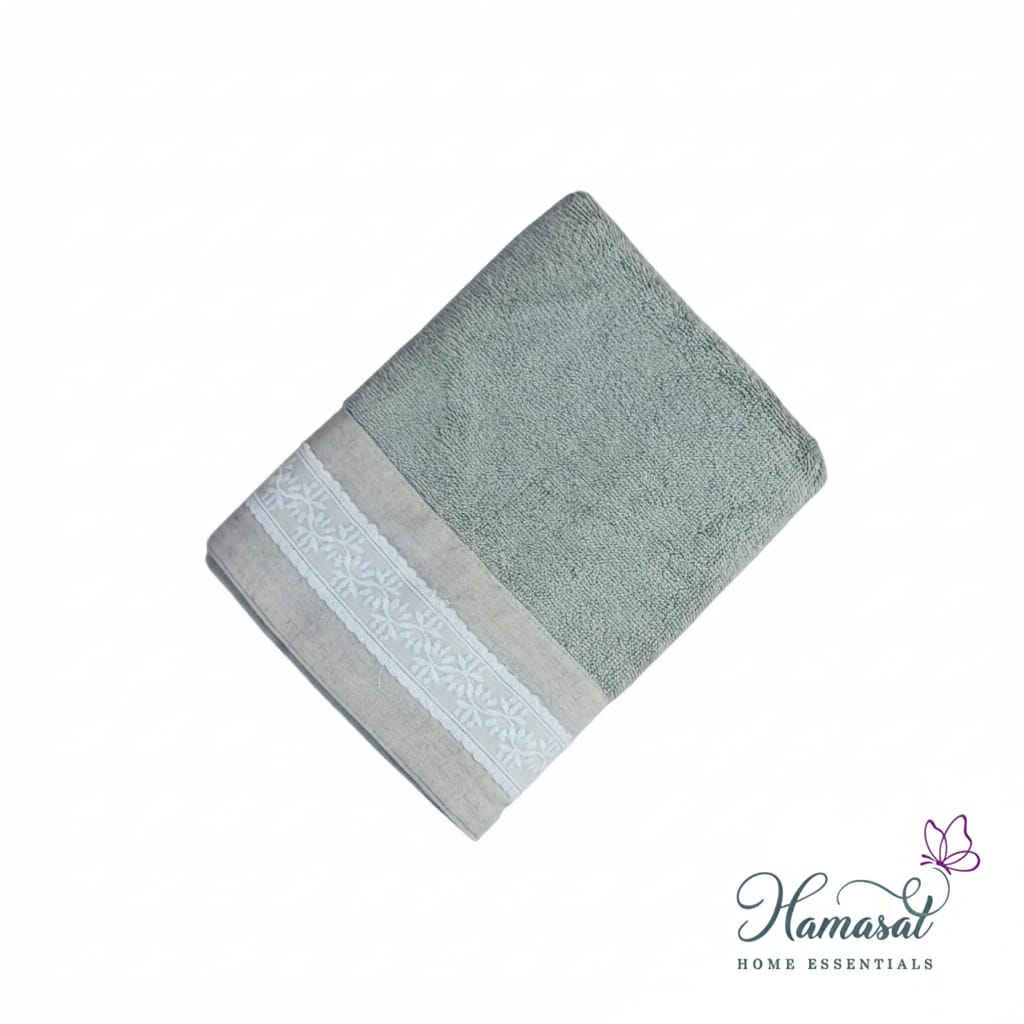 Fine Appliqué Embroidered Towel (50x90)