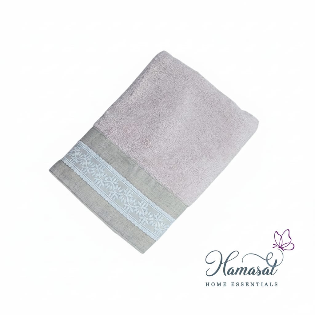 Fine Appliqué Embroidered Towel (50x90)