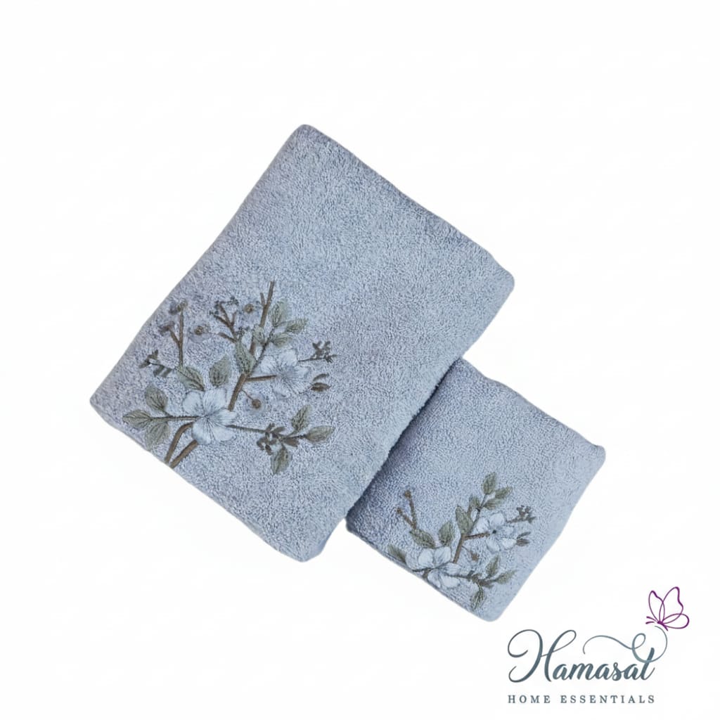 Fine Thread Color Duo Towels