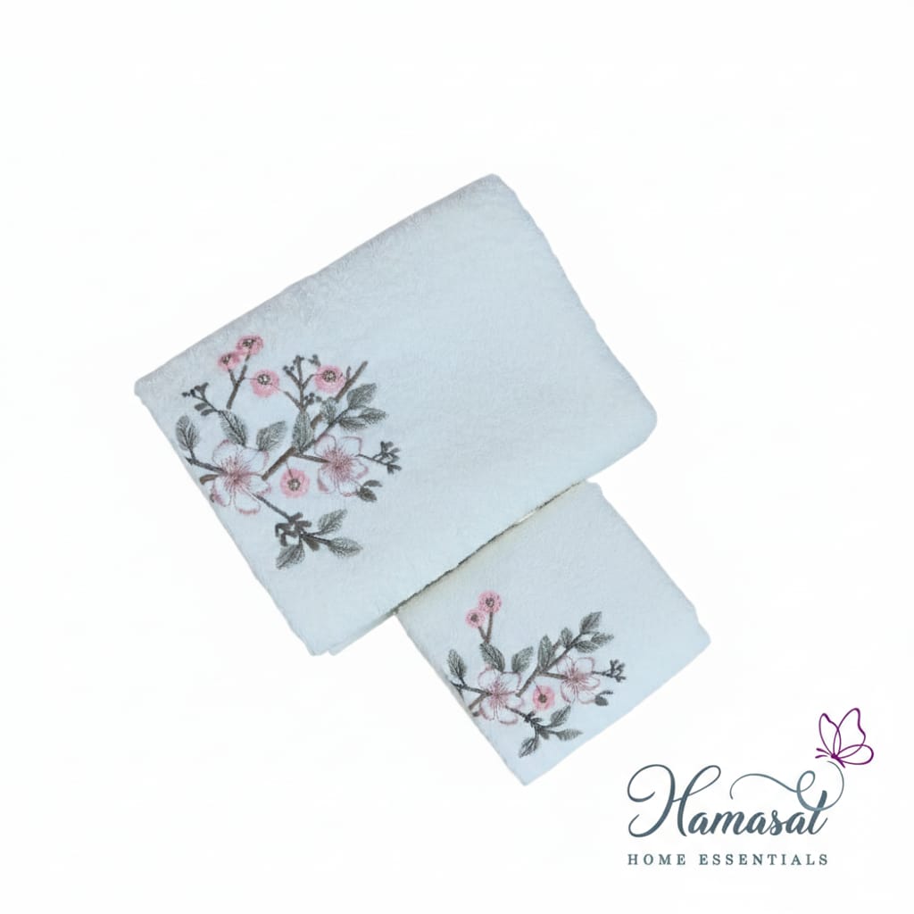 Fine Thread Color Duo Towels