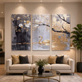 Triptych Wall Art (Uv printing on velvet fabric) - by Details