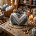 Two Tone Clutch - by Lovingly Loomed