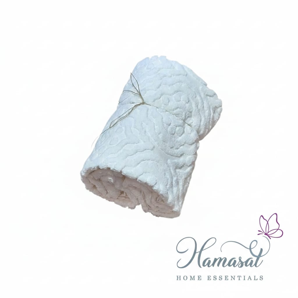 Raised Floral Towel (70x140cm)