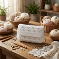 White Canvas Crossbody - by Lovingly Loomed