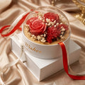 Elegant White Box – Flowers Gift