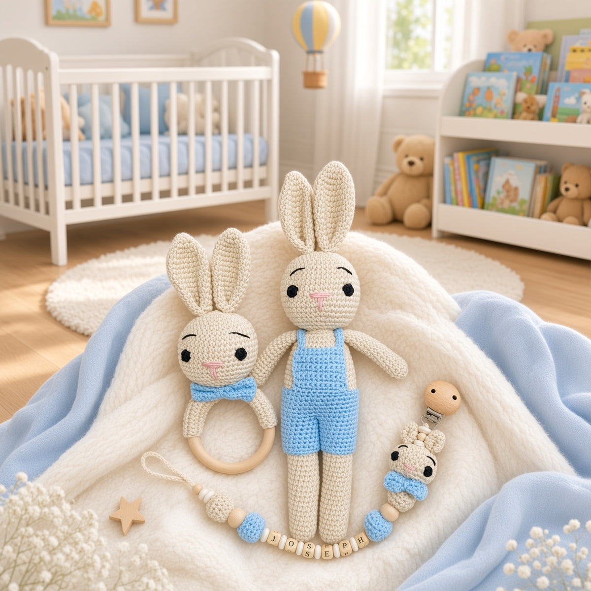 Bunny – Girl / Boy Set (3pcs) - by Classy Touch