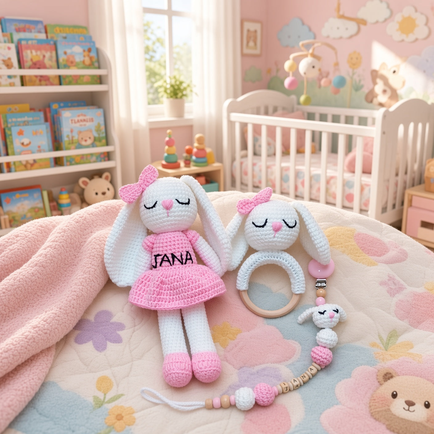 Bunny – Girl / Boy Set (3pcs) - by Classy Touch