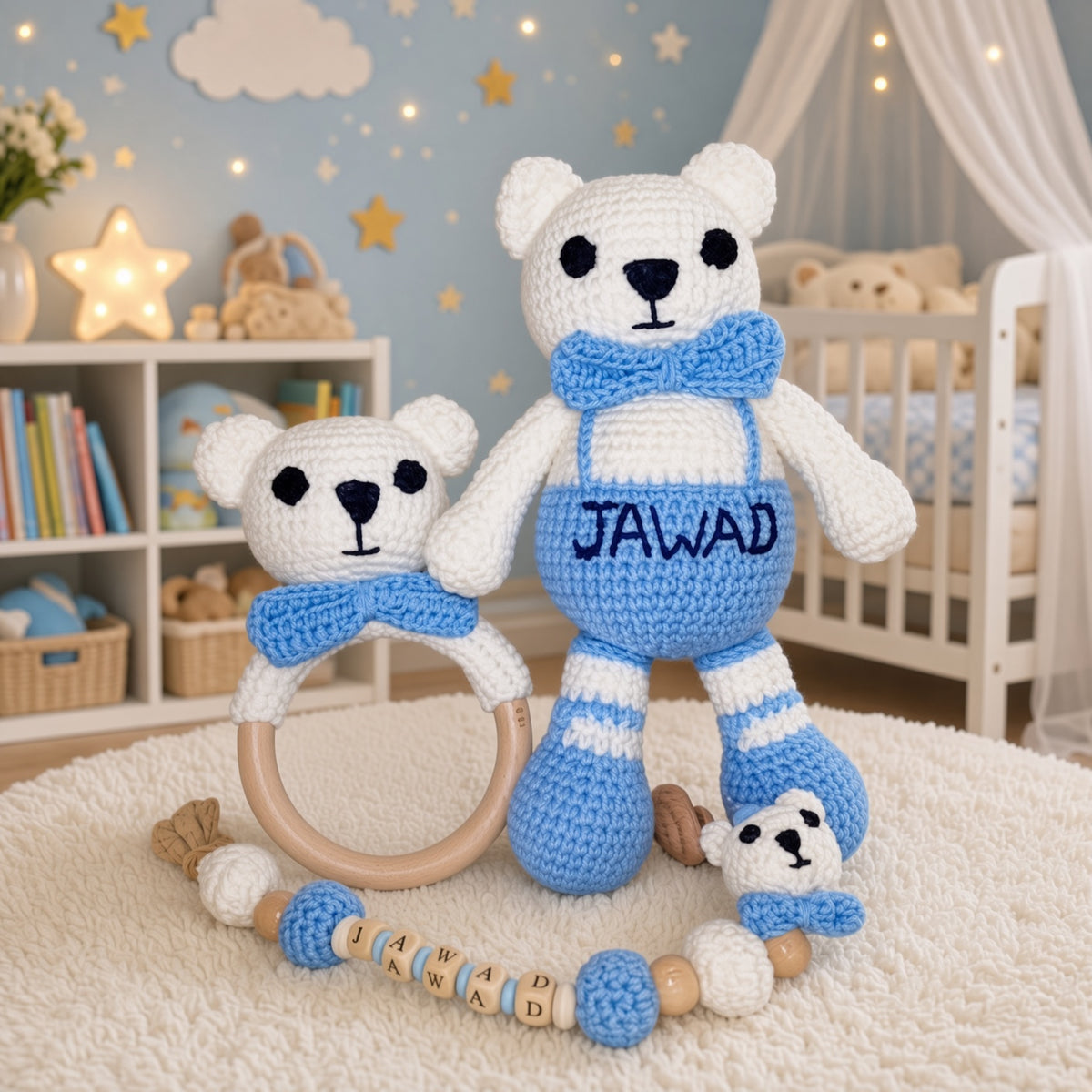 Dapper Bear Set (3pcs) - by Classy Touch
