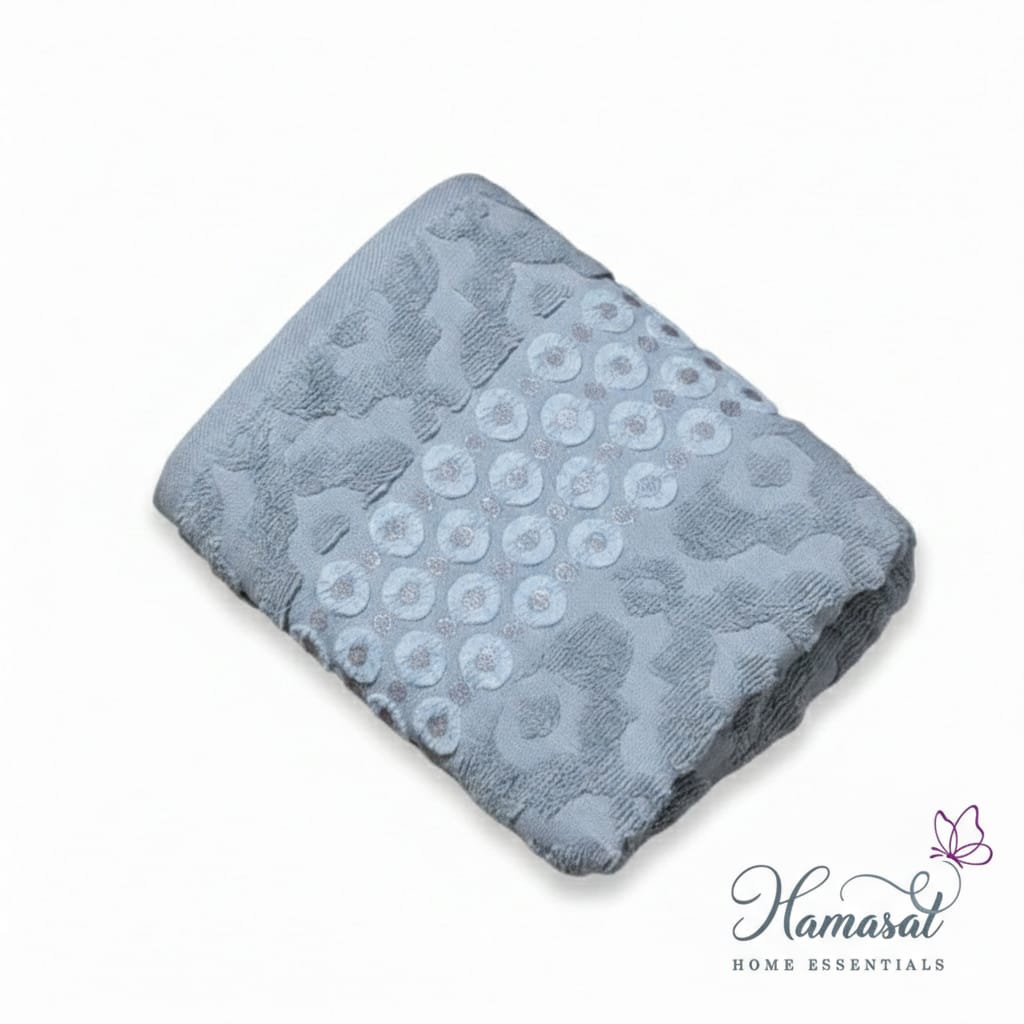 Circular Woven Relief Towel (50x90cm)