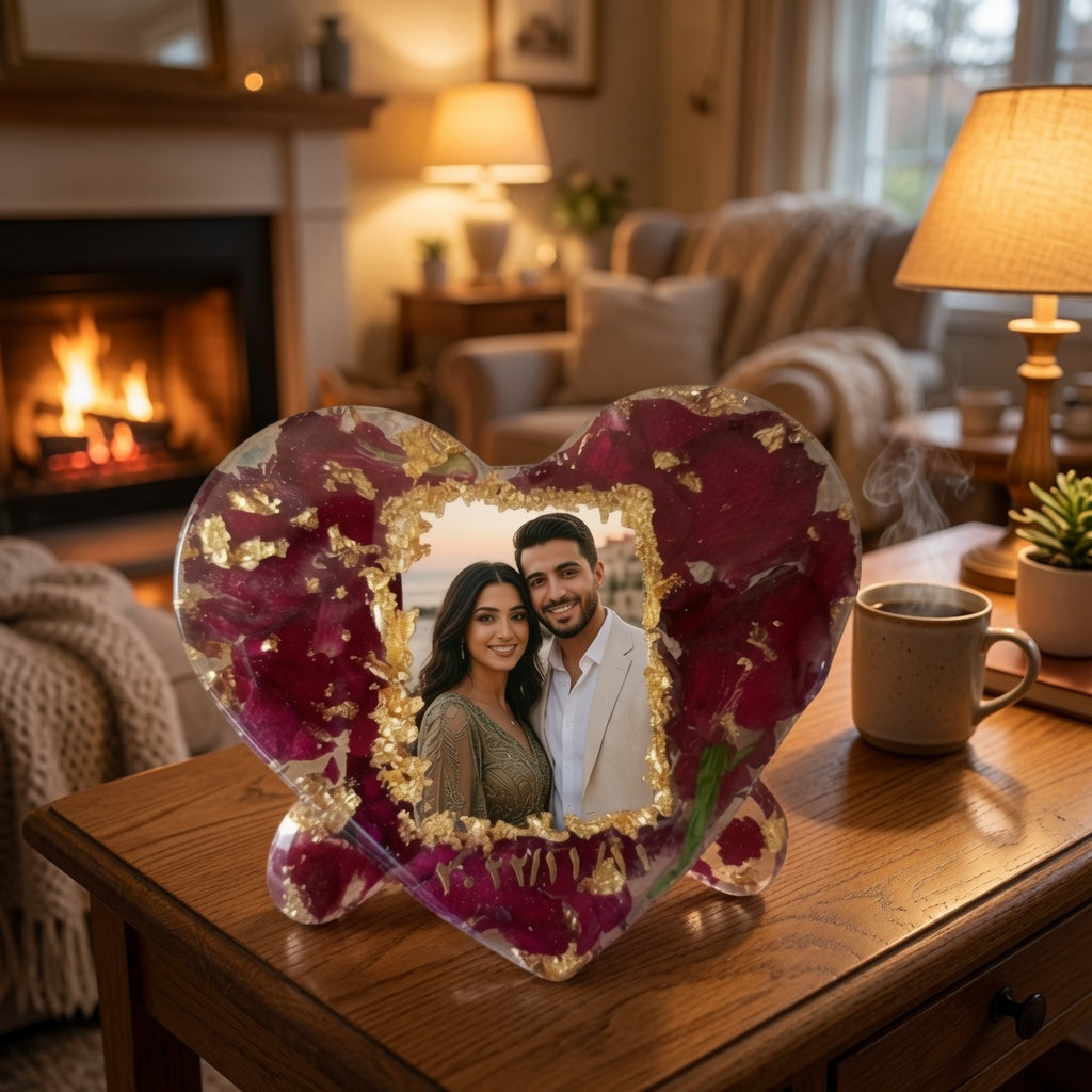 Heart Decor Coaster - by Khadija