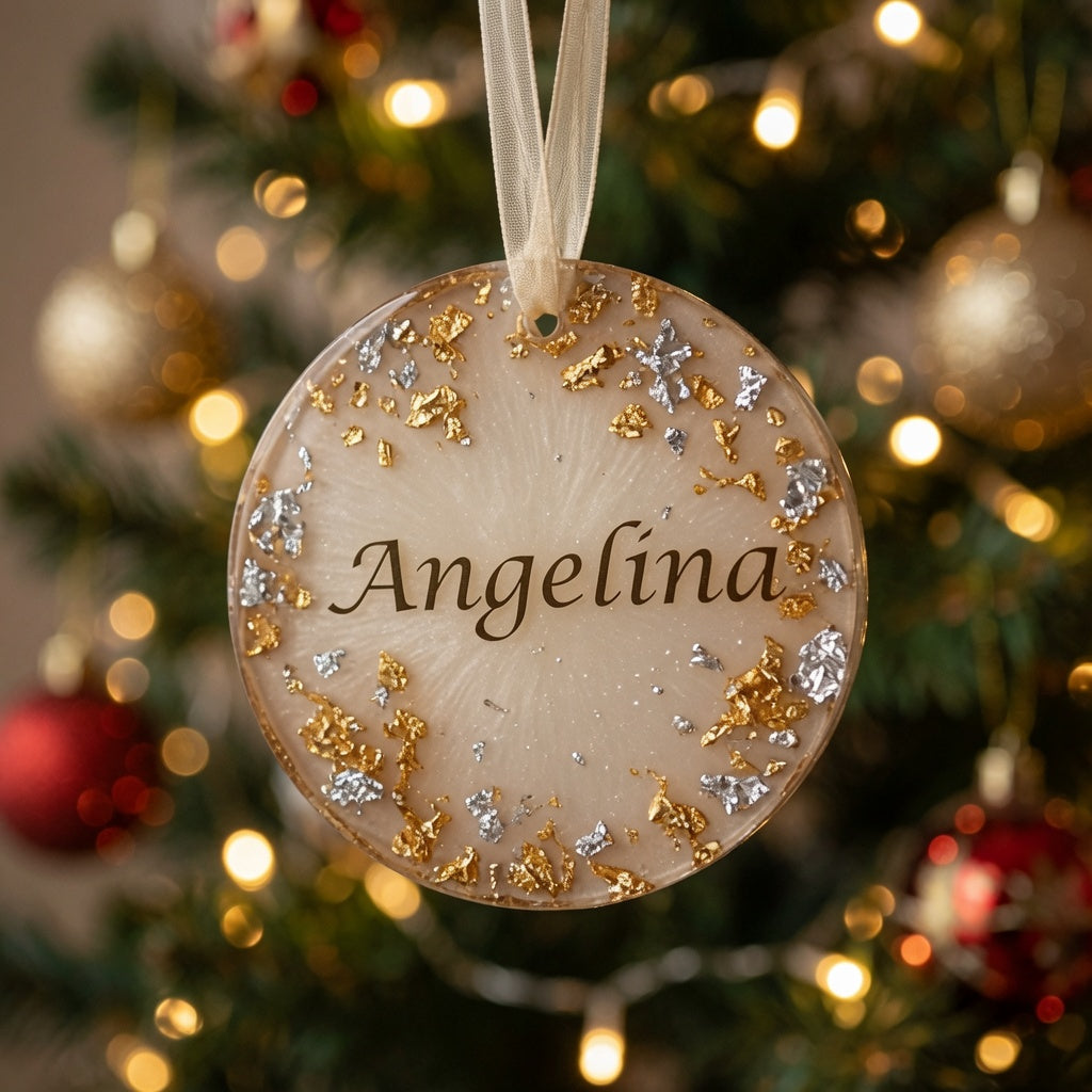 Resin Hanging Decoration - by Khadija