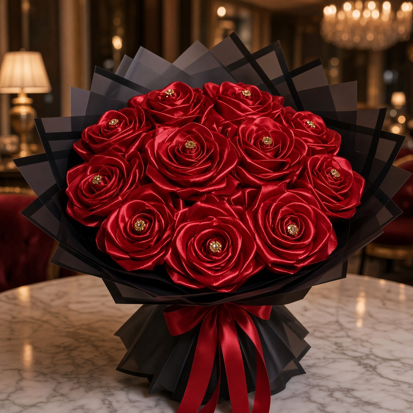 Roses Bouquet - by Shams Blooms