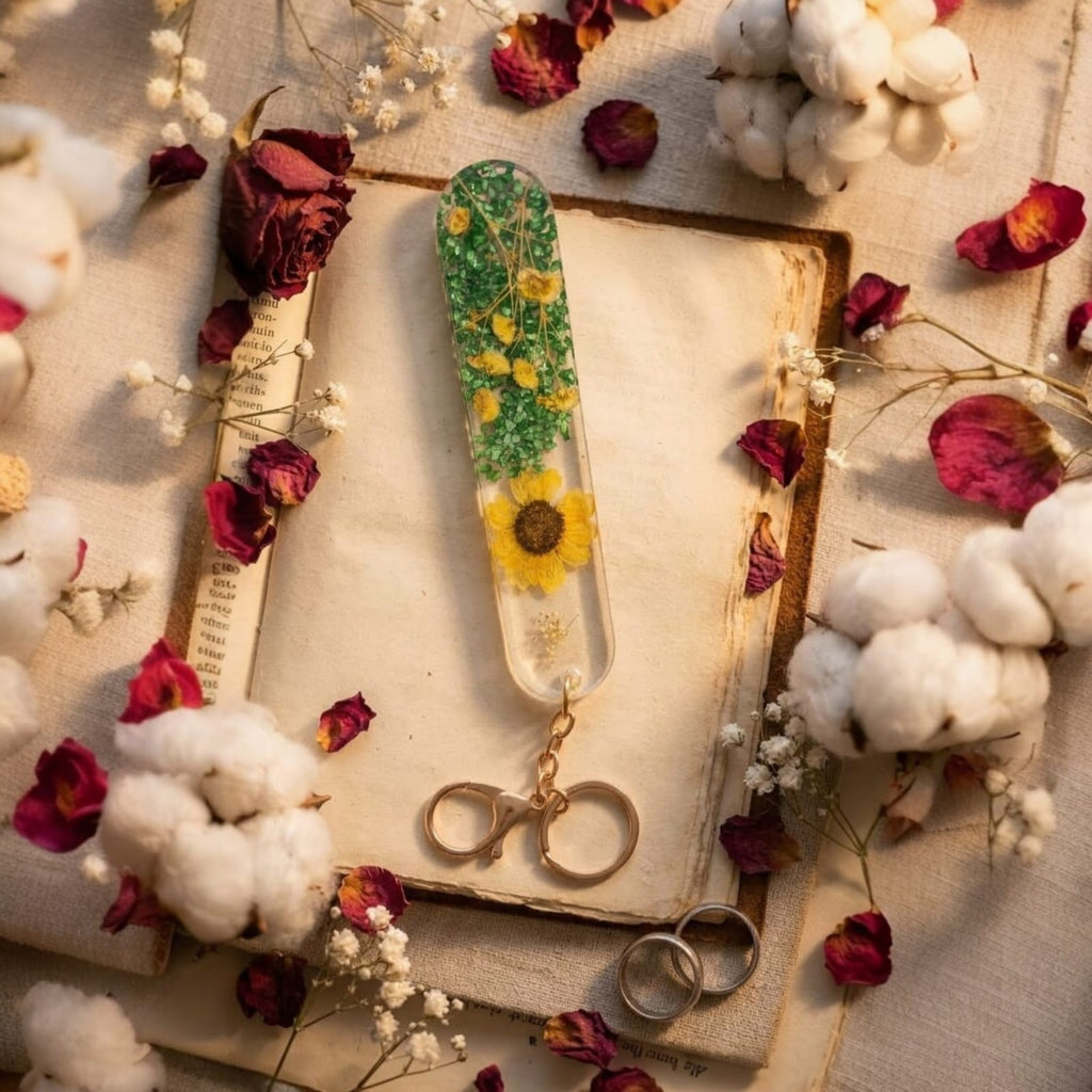 Rectangle Resin Keychain - by HoA (13x3cm)