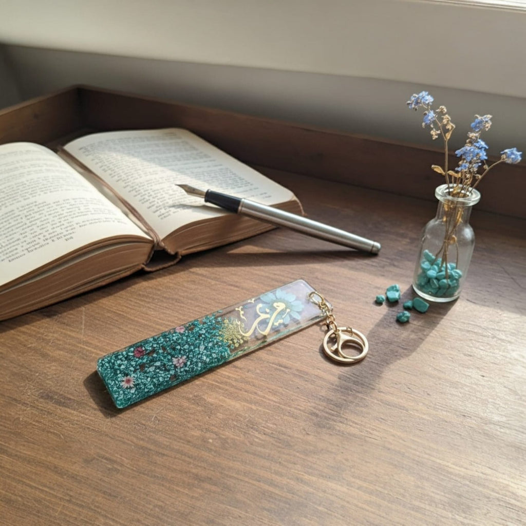 Rectangle Resin Keychain - by HoA (13x3cm)